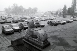 Sagrato di Santa Giustina verso Prato della Valle, Padova - 1985