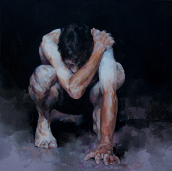 Captive oil on canvas. 90x90cm 2014http://www.smokingbrushfineart.com