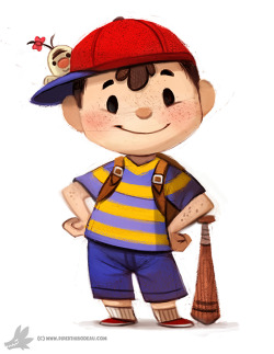 cryptid-creations:  Daily Painting 765. Ness, for muh friend