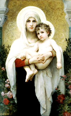 unhistorical:  The Madonna of the Roses (1903) & Pieta (1876),
