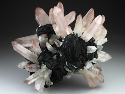 mineralists:  Amethystine Quartz included with Hematite at the