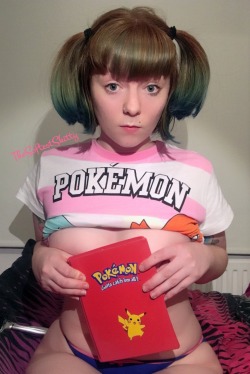 thesoftestskitty:  So….. wanna see my Pokémon cards? 😛💕