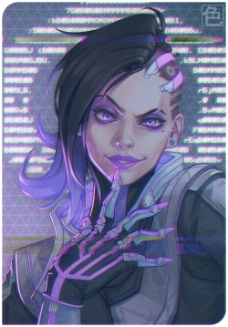 iroiroseigyo:  Sombra! I love her but my aim is so bad so I draw