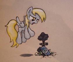 theponyartcollection:  Dammit! Not Again… by *Graffegruam 