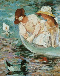fleurdulys:  Summertime - Mary Cassatt 1894