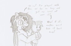 butters-the-alicorn:thedenofravenpuff:Puffy Adopts an OC What