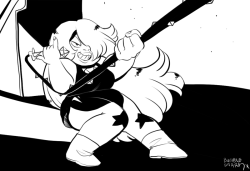 bumbleshark:  eyyy another redraw of amethyst 