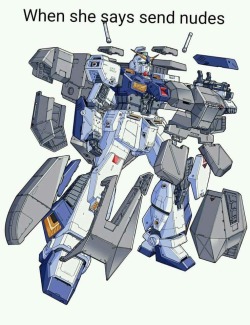 kampfer-amazing:  If you aren’t following “Gundams be WILIN”