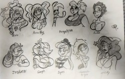 dacommissioner2k15: chillguydraws:  When you’re sitting in class and you draw some of your favorite artist ocs from…  @z0nesama@lil-area@hernyart@aeolus06@jmdurden@gerph@superion123@cheesecakes-by-lynx@javidluffy  No love my OCs chill…   