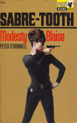 Sabre-Tooth, by Peter O’Donnell (Pan, 1967). From The Last