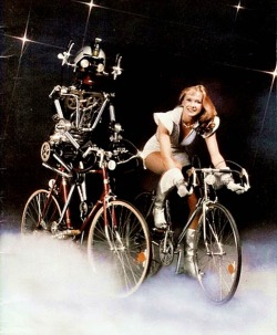 girlsandmachines:  Panasonic Bicycles, 1981.