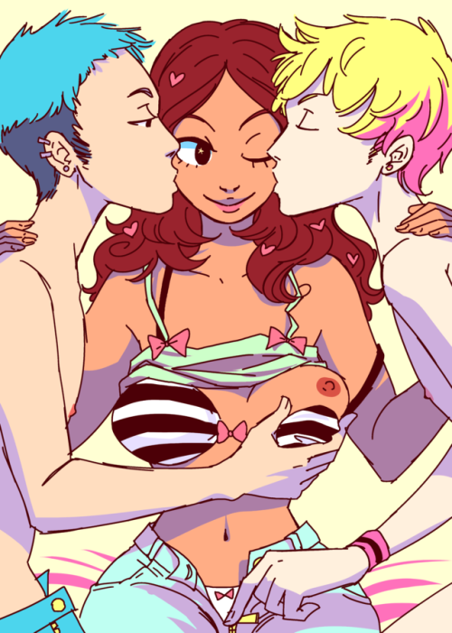 cute-blue: THE CUTEST GANGBANG is a 25-page artbook on sale for ŭ.It is a compilation of both the original cutest gangbang image set, plus an entirely new image set. Download link: BUY THE CUTEST GANGBANGIt can also be purchased directly from my itch.io