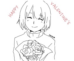 noahxica:  moinstar:  Happy Valentine’s from Frisk  Tagging