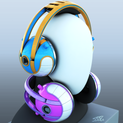 simmmmmo:  HUGE headphones inspired by Molly’s music player