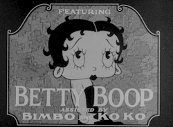  Betty Boop assisted by Bimbo and Ko Ko, 1933 
