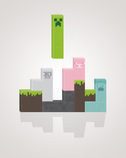dotcore:  Minecraft Meets Tetris.by Namphuong Van. via It8Bit.