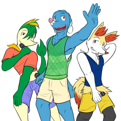 fuzebox:Anthro Pokemon Boy Band X3! Yesgood~