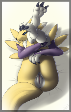 skipsy:I maed a renamon butt, I have a soft spot for her lolMmnf