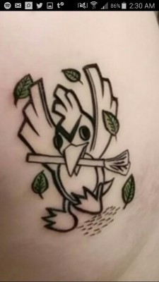 officialsceptile:  @shelgon have you seen my tattoo?  @mareodomo