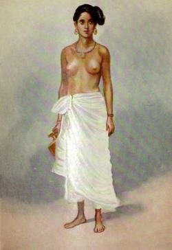 arjuna-vallabha:  Malayali woman with ancient traditinal dress,