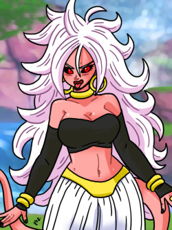eyzmaster: Dragon Ball FighterZ - Android 21 02 by theEyZmaster