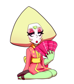 nsfwarttmadness:  peridot ‘s kimono   <3 <3 <3