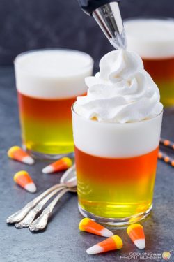 sweetoothgirl:    CANDY CORN JELLO CUPS