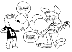 A couple’a big ol’ toon schnozes <3Sammy