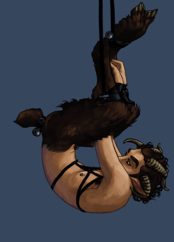 defilerwyrm:   Monster Boy Challenge Day 03: Satyr  I mean why