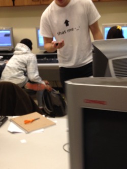 not-cooper:  This kids shirt in my mechanical engineering class