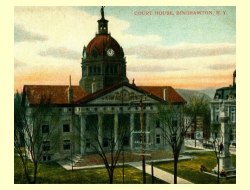 happy-vintage:   Court House Binghamton New York Vintage Post