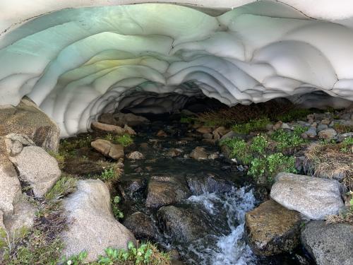 amazinglybeautifulphotography:This snow cave we found in the