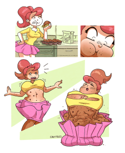 cavitees:That muffin tasted kinda funny, HUH???? ;9