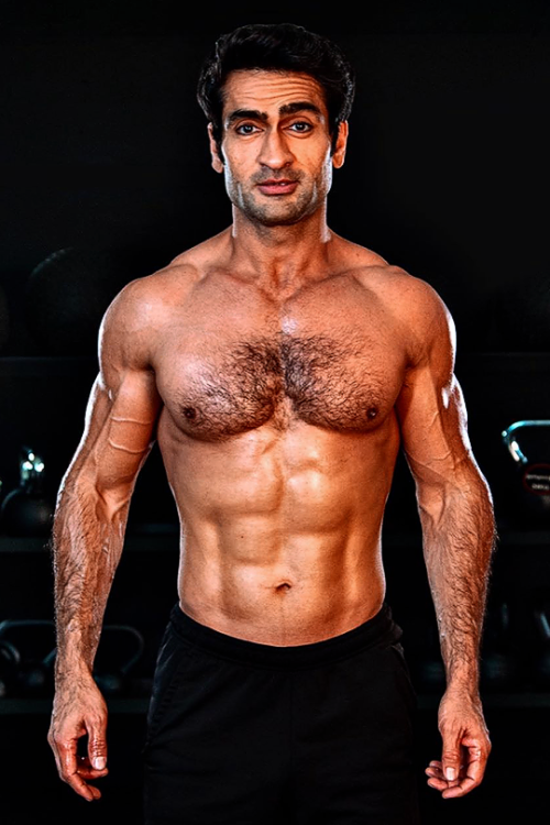 theavengers:Kumail Nanjiani photographed during his workout