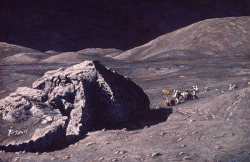 humanoidhistory:  Tracy’s Boulder, 1984, by astronaut-turned-artist