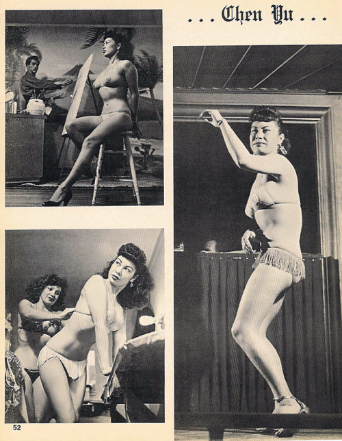 Chen Yu        aka. “Pearl Of The Orient”.. As featured in the pages of a 1963 issue of ‘STRIPARAMA’ magazine..