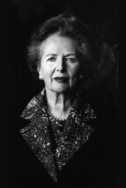 Margaret Thatcher - Photography Helmut Newton