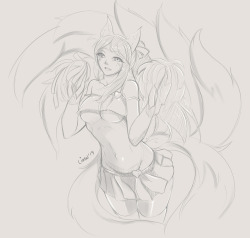 Here, have some Cheerleader Ahri
