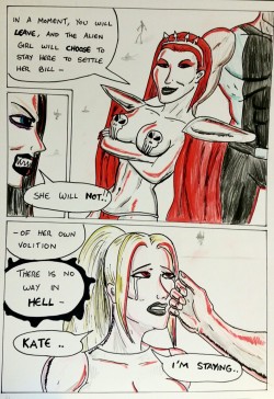 Kate Five vs Symbiote comic Page 137  Nexi makes her choice