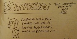 askscarycrows: Cappuccino ran a Mobile Café Vehicle before he