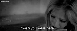 boys-and-suicide:  Avril Lavigne-Wish You Were Here 