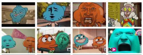 Amazing Expressions of Gumball.