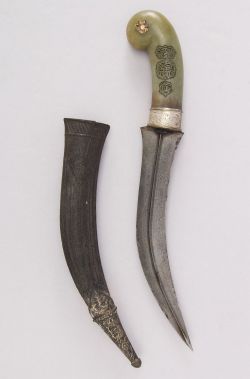 art-of-swords:  Khanjar Dagger with Sheath Dated: 18th century