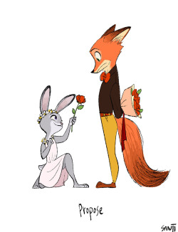 sanjiseo:Judy is always faster than Nick. ^.^<3!