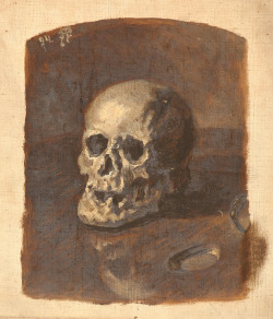 blackpaint20:    Nicholas Roerich - Skull study. 1894   