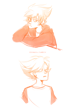 some anon asked for a ref of Dirk’s hair but I just drew these