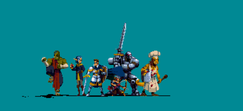 it8bit:  RPG Party: The Heroes of WildnightSeries by  Vitor TD