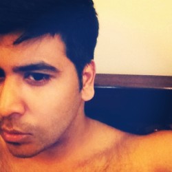 demvisualfeels:Resting bitch face before bed #gay #desi #hairy