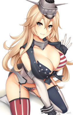 le-merchant-fr:  Iowa (Kancolle) from Kantai Collection (Fan