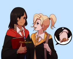 supershrimpcakes:for all the Pharmercy/Harry Potter AU asks.